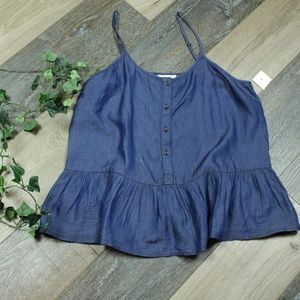 Universal Thread BLUE Woman Size L String Shirt